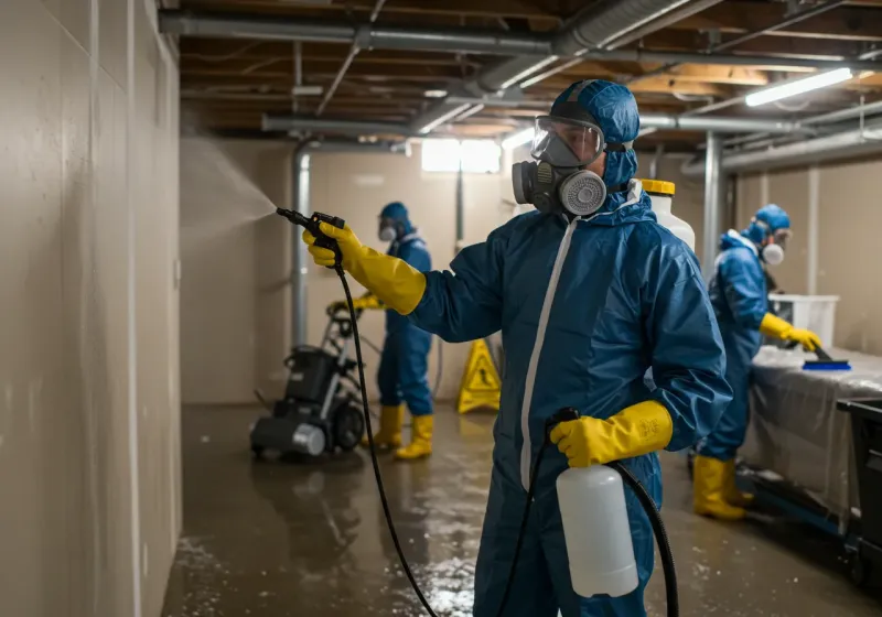 Basement Sanitization and Antimicrobial Treatment process in Jayton, TX